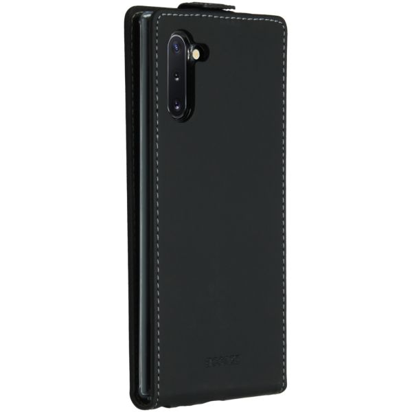 Accezz Flipcase Samsung Galaxy Note 10 - Zwart / Schwarz / Black