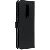 Selencia Lederen Bookcase OnePlus 7 Pro - Zwart / Schwarz / Black