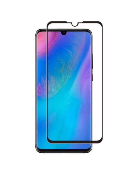 Selencia Gehard Glas Premium Screenprotector Huawei P30 - Zwart / Schwarz / Black
