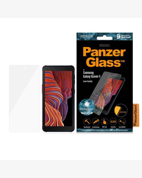 PanzerGlass Anti-Bacterial Case Friendly Screenprotector Galaxy Xcover 5