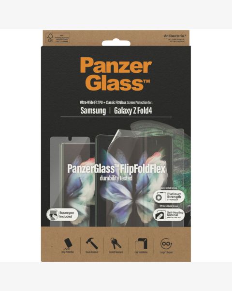 PanzerGlass Anti-Bacterial Case Friendly Screenprotector Samsung Galaxy Z Fold 4