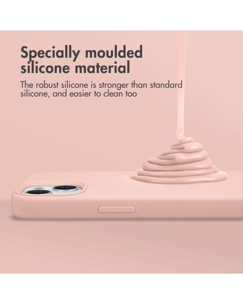 Accezz Liquid Silicone Backcover met MagSafe iPhone 13 Pro