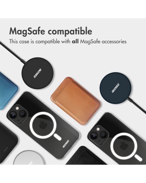 Accezz Clear Backcover met MagSafe iPhone 13 Pro - Transparant / Transparent
