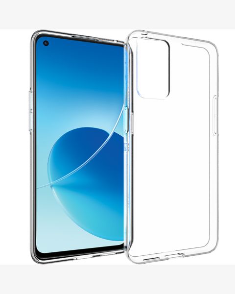 Accezz Clear Backcover Oppo Reno 6 5G - Transparant / Transparent