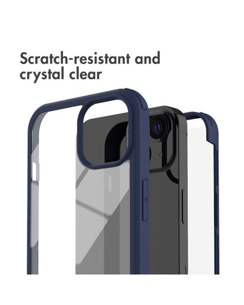 Accezz 360° Full Protective Cover iPhone 13 - Blauw / Blau / Blue