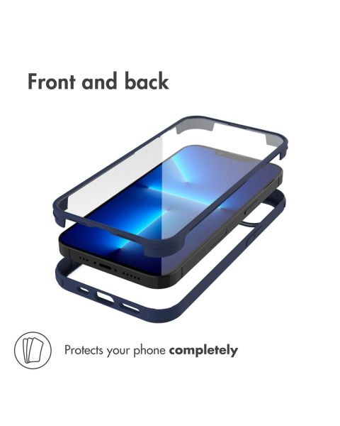 Accezz 360° Full Protective Cover iPhone 13 Pro Max - Blauw / Blau / Blue