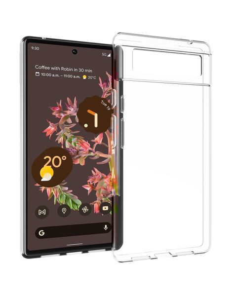 Accezz Clear Backcover Google Pixel 6 - Transparant / Transparent