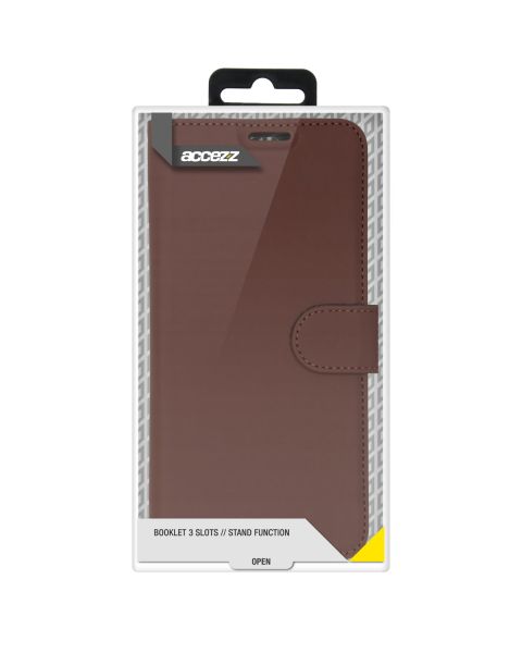 Accezz Wallet Softcase Bookcase Oppo A16(s) / A54s - Donkerbruin / Dunkelbraun  / Dark Brown