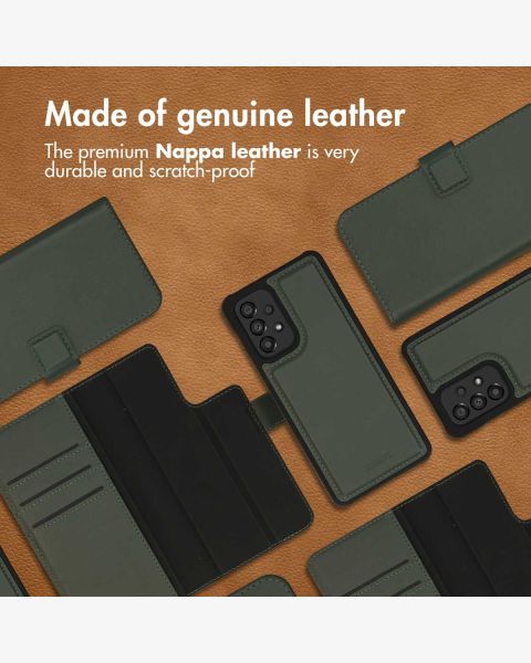 Accezz Premium Leather 2 in 1 Wallet Bookcase Samsung Galaxy A33 - Groen / Grün  / Green