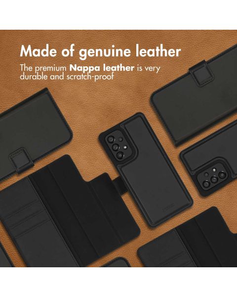 Accezz Premium Leather 2 in 1 Wallet Bookcase Samsung Galaxy A53 - Zwart / Schwarz / Black