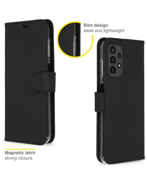 Accezz Industry Packaged Wallet Softcase Bookcase Samsung Galaxy A13 (4G) - Zwart / Schwarz / Black