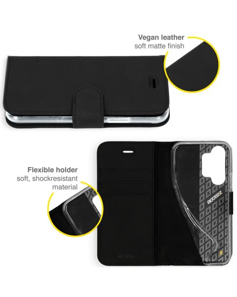 Accezz Industry Packaged Wallet Softcase Bookcase Samsung Galaxy A32 (4G) - Zwart / Schwarz / Black