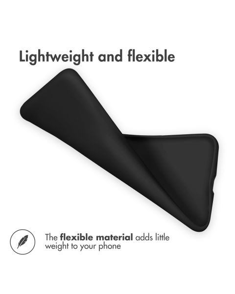 Accezz Color Backcover iPhone 14 Pro Max - Zwart / Schwarz / Black