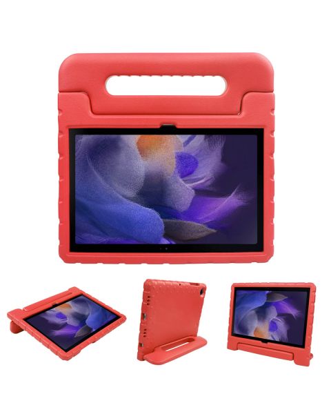 Accezz Kidsproof Backcover met handvat Samsung Galaxy Tab A8 - Rood / Rot / Red