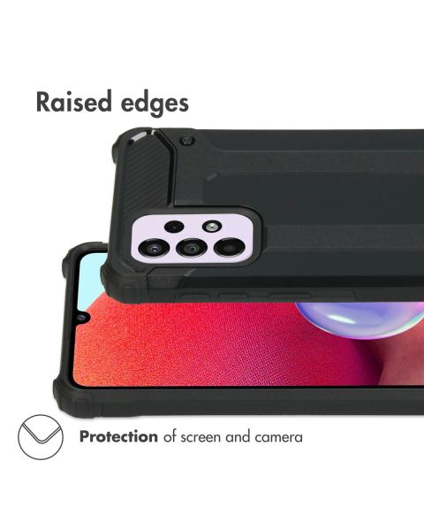 Accezz Rugged Xtreme Backcover Samsung Galaxy A33 - Zwart / Schwarz / Black