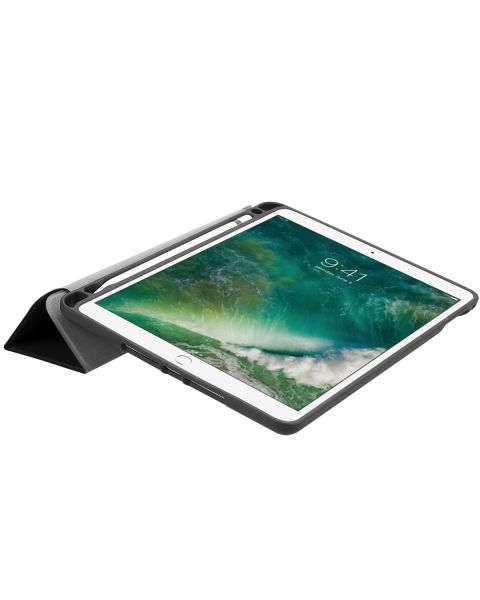 Accezz Trifold Bookcase iPad (2018) / (2017) / Air (2013) / Air 2 - Zwart / Schwarz / Black