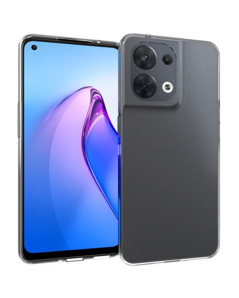 Accezz Clear Backcover Oppo Reno 8 5G - Transparent