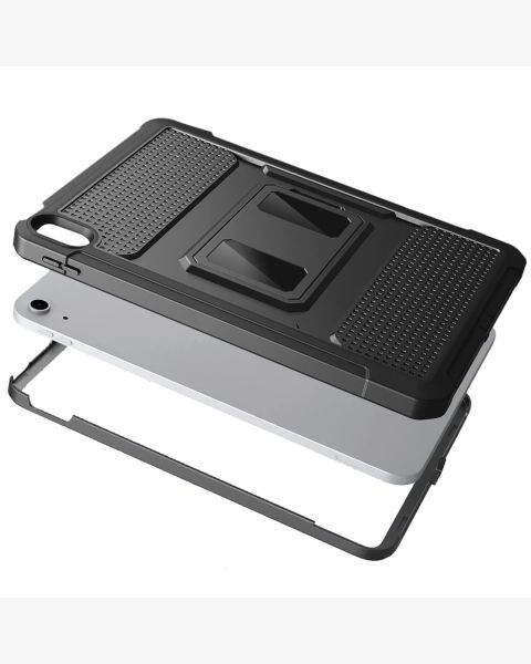 Accezz Rugged Back Case iPad 10.9 (2022) - Zwart / Schwarz / Black