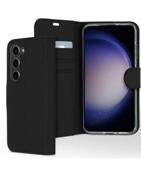 Accezz Wallet Softcase Bookcase Samsung Galaxy S23 - Zwart / Schwarz / Black