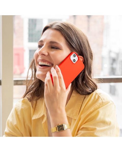 Accezz Liquid Silicone Backcover Samsung Galaxy A14 (5G) - Rood / Rot / Red