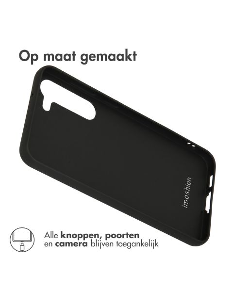 Accezz Color Backcover voor de Samsung Galaxy S23 Plus - Zwart / Schwarz / Black
