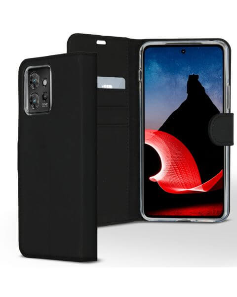 Accezz Wallet Softcase Bookcase Motorola ThinkPhone - Zwart / Schwarz / Black