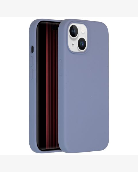 Accezz Liquid Silicone Backcover met MagSafe iPhone 15 - Lavender Grey