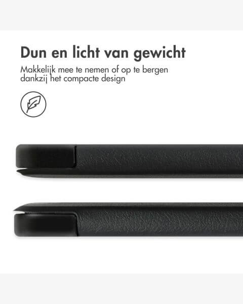 Accezz Trifold Bookcase Samsung Galaxy Tab S9 Ultra - Zwart / Schwarz / Black