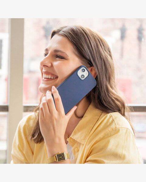 Accezz Liquid Silicone Backcover Samsung Galaxy S24 Ultra - Donkerblauw / Dunkelblau  / Dark blue