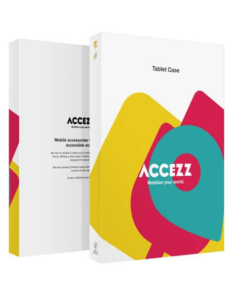 Accezz Smart Silicone Bookcase iPad 10 (2022) 10.9 inch - Zwart / Schwarz / Black