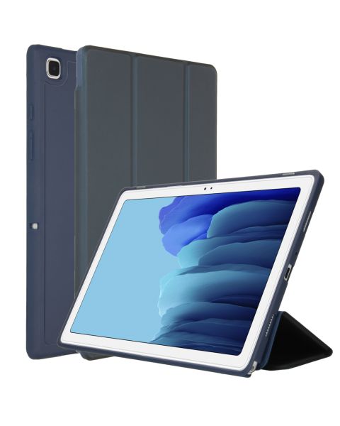 Accezz Smart Silicone Bookcase Samsung Galaxy Tab A7 - Donkerblauw / Dunkelblau  / Dark blue