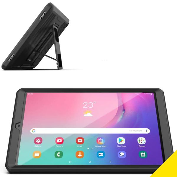 Accezz Rugged Back Case Samsung Galaxy Tab A 10.1 (2019) - Zwart / Schwarz / Black