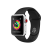 Apple Watch Series 3 | 42mm | Aluminium Case Zilver | Zwart sportbandje | GPS | WiFi + 4G