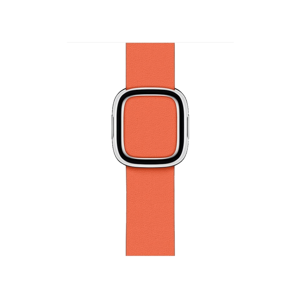 Apple Watch 38/40 mm Leren Loop HorlogeBand Oranje