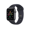 Apple Watch Series SE | 44mm | Aluminium Case Spacegrijs | Zwart sportbandje | GPS | WiFi + 4G