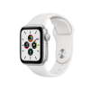 Apple Watch Series SE | 40mm | Aluminium Case Zilver | Wit sportbandje | GPS | WiFi