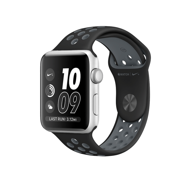 Apple Watch Series 2 | 38mm | Aluminium Case Zilver | Zwart sportbandje | Nike+ | GPS | WiFi