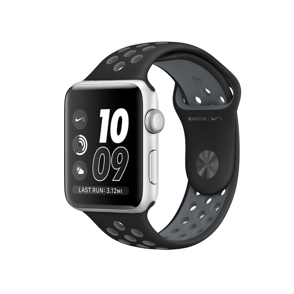 Apple Watch Series 2 | 42mm | Aluminium Case Zilver | Zwart sportbandje | Nike+ | GPS |WiFi