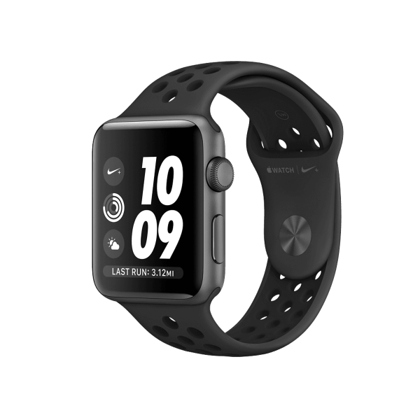 Apple Watch Series 3 | 42mm | Aluminium Case Spacegrijs | Zwart sportbandje | Nike+ | GPS | WiFi