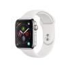 Apple Watch Series 4 | 44mm | Stainless Steel Case Zilver | Wit sportbandje | GPS | WiFi + 4G