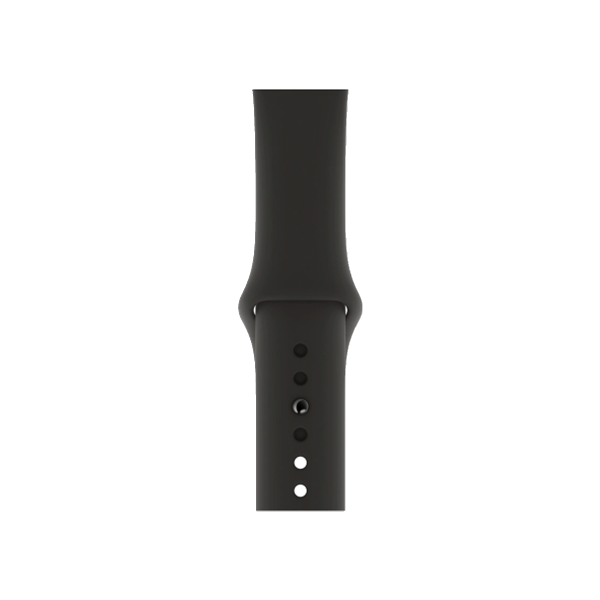 Apple Watch Series 5 | 40mm | Titanium Case Zilver | Zwart sportbandje | GPS | WiFi + 4G