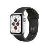 Apple Watch Series 5 | 40mm | Titanium Case Zilver | Zwart sportbandje | GPS | WiFi + 4G