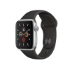 Apple Watch Series 5 | 40mm | Aluminium Case Zilver | Zwart sportbandje | GPS | WiFi + 4G