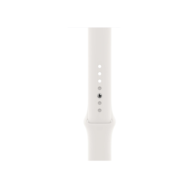 Apple Watch Series 6 | 44mm | Aluminium Case Goud | Wit sportbandje | GPS | WiFi + 4G