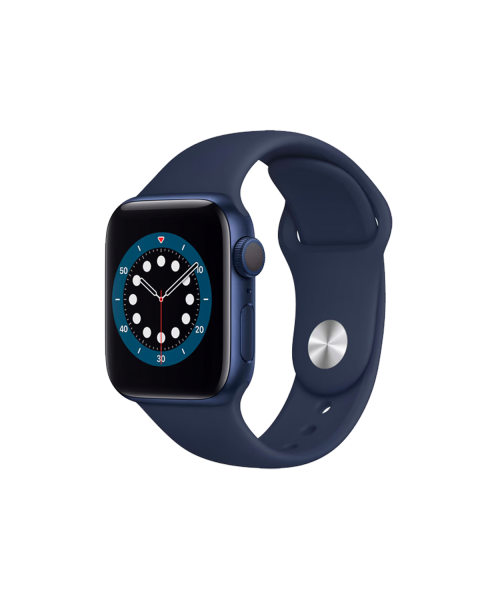 Refurbished Apple Watch Series 6 | 40mm | Aluminium Case Blauw | Blauw sportbandje | GPS | WiFi
