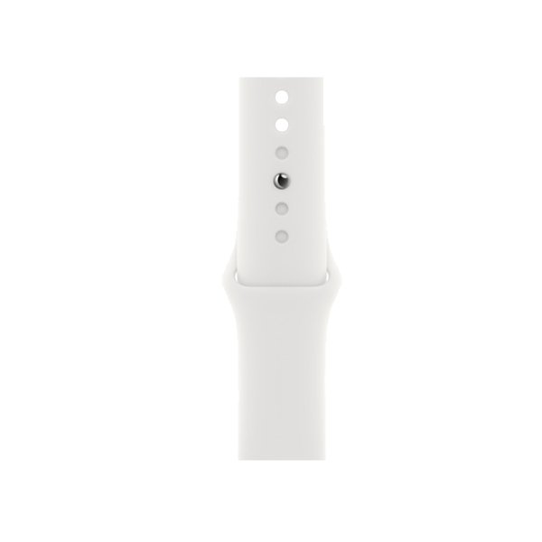 Apple Watch Series 7 | 41mm | Aluminium Case Sterrenlicht Wit | Wit sportbandje | GPS | WiFi + 4G