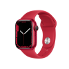 Apple Watch Series 7 | 41mm | Aluminium Case Rood | Rood sportbandje | GPS | WiFi + 4G