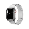 Apple Watch Series 7 | 41mm | Stainless Steel Case Zilver | Zilveren Schakelarmband | GPS | WiFi + 4G