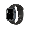 Apple Watch Series 7 | 45mm | Aluminium Case Middernacht Blauw | Zwart sportbandje | GPS | WiFi + 4G