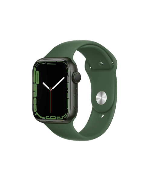 Refurbished Apple Watch Series 7 | 45mm | Aluminium Case Groen | Groen sportbandje | GPS | WiFi